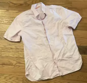 Jack Spade Pink Men’s XL SHIRT Button Missing Included Sewing Project - Picture 1 of 24