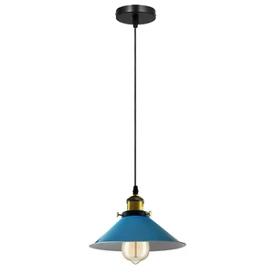Retro Licht Industrielle Pendelleuchte Hängeleuchte Metall E27 Pendellampe DE - Bild 1 von 32