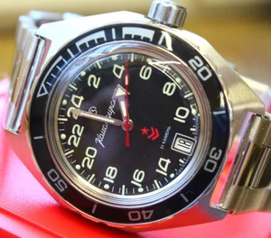 Orologio da polso meccanico automatico Vostok komandirskie 650541 - Foto 1 di 12