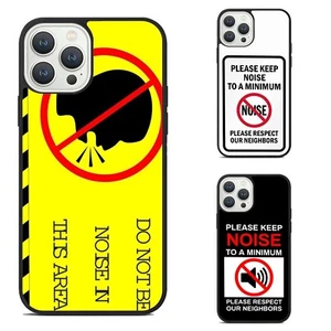 For iPhone SE XS XR Max 5 6 7 8 Plus Keep Quiet Not Noise Anti scratch Cover - Picture 1 of 25