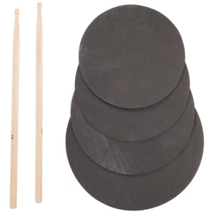 Juego de almohadillas de práctica para bateristas accesorios silencio - Imagen 1 de 12