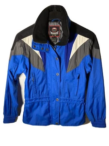 Marker Womens Size 4 Lined Ski Jacket in Blue Gray & Black - Picture 1 of 10