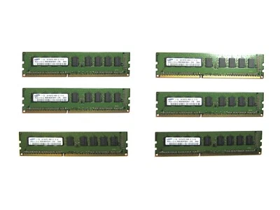 6GB (6 x 1GB) PC 8500E 1066 MHz ECC ram for server 2009 Mac Pro Samsung - Image 1 of 2
