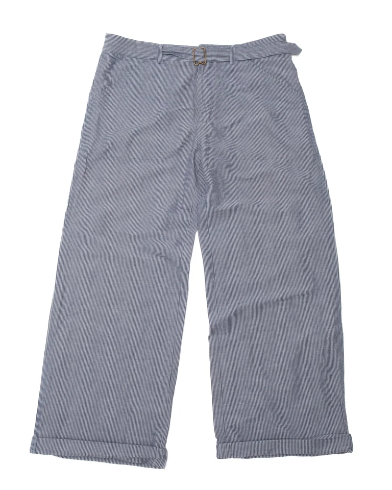 Брюки в полоску с поясом YVES SAINT LAURENT Rive Gauche SS 2006 - Изображение 1 из 4