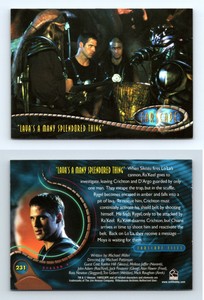 Lava's A Many Splendid Thing #231 Farscape Season 4 Rittenhouse 2003 Card