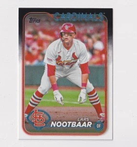 (10) Lars Nootbaar 2024 TOPPS SERIES 1 BASE CARD LOT #18 ST. LOUIS CARDINALS - Picture 1 of 1