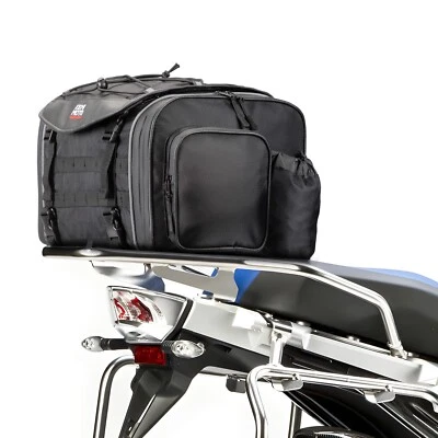 25L-30L Motorcycle Rear Seat Tail Bag Waterproof Rear Rack Trunk Travel Luggage - Image 1 of 4