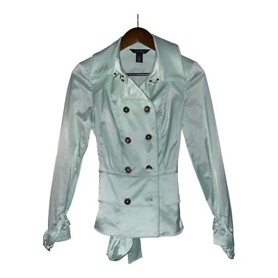 Chaqueta de trinchera elegante Scandi Chic de la Casa Blanca Mercado Negro Divinidad como nueva para mujer 0 Foto 1 de 4