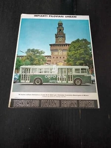 1964 BUS 2 ACHSEN 11 METER STÄDTISCHE DRAHTBAHNEN FÜR STRAßENBAHNUNTERNEHMEN MAILAND AD - Bild 1 von 1