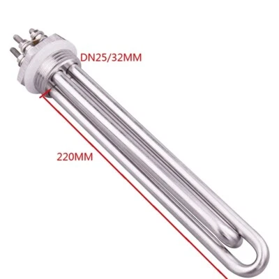 36V Tubular Heating Element DC Solar Systems 1" BSP 1.2KW/1.5KW/1.8KW/2KW/2.7KW - Image 1 of 4