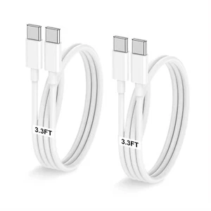 100x Wholesale Type C to C Cable Rings for Samsung Bulk Job Lot 1m Fast Charge - Picture 1 of 1