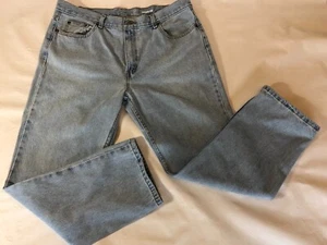 George Men’s Size 38 X 30 Regular Straight Blue Denim Jeans - Picture 1 of 7