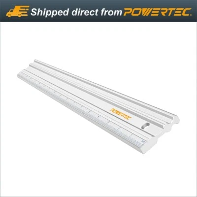 POWERTEC 18" Anodized Aluminum Straight Edge Machined Flat To W/I 0.001 (71213) - Image 1 of 4