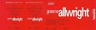 RARE / TICKET BILLET DE CONCERT LIVE - GRAEME ALLWRIGHT A PARIS ( FRANCE ) 1995