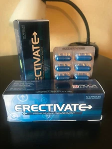 ERECTIVATE by ROCA Brands Box of 10 Units Rock Hard On for Him Uplift Stamina - Picture 1 of 10