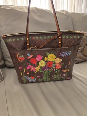 Bolso de hombro de cuero Etro Foto 1 de 4