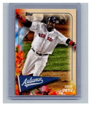 2024 Topps Update #AT-30 David Ortiz Autumn Tales Black #/299 - Image 1 of 2