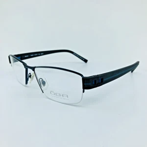 OGA 79220 Eyeglasses Rx Frames C. BN051 Navy & Black 54-16mm Made in France - Picture 1 of 15