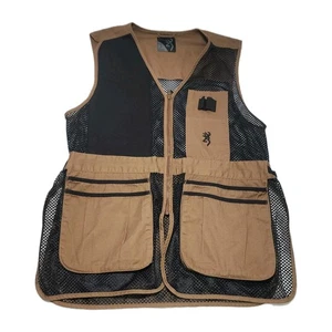 BROWNING Trapper Creek Mesh Breathable Shooting Vest Clay/Black Size XL - NWOT - Picture 1 of 9