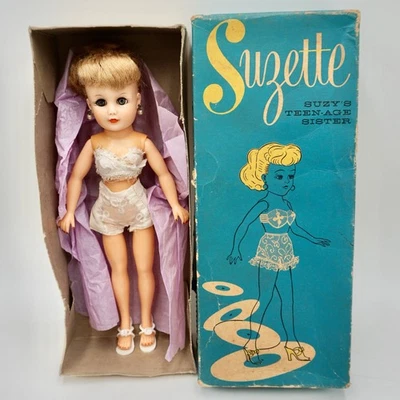 Vintage Pretty Suzette Fashion Doll in Box by Uneeda - Image 1 of 4