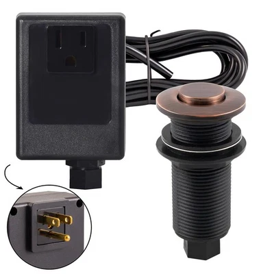 Interruptor de aire para eliminación de residuos de fregadero ASB-11 y caja de control de salida única, descarga... Foto 1 de 4