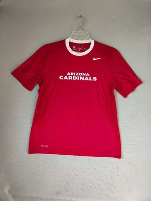 Camisa Arizona Cardinals Adulto Grande Roja Dri Fit Manga Corta Cuello Redondo Nike Foto 1 de 4