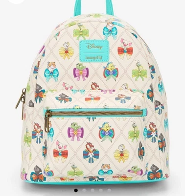 Mini mochila y billetera Loungefly Disney Princess Bows & Sidekicks Foto 1 de 4