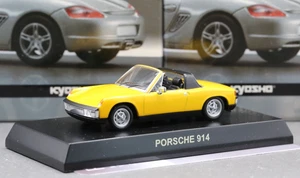 Kyosho 1/64 Porsche Collection Ver 3 Porsche 914 Roadster 1970 Yellow - Picture 1 of 4