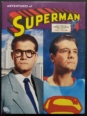 Adventures of Superman: The Complete Seasons 3 & 4 (5-DVD Set 2006) Region 1 OOP - Image 1 of 4
