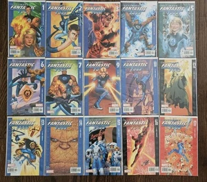 Ultimate Fantastic Four #1-7, 9-10, 12-17 SET 2004 lote de 15 cómics de Marvel - Imagen 1 de 16
