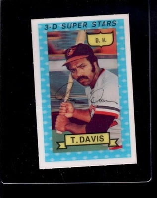 1974 Kellogg  #43 Tommy Davis   NM/NM+ X3522625 - Image 1 of 3