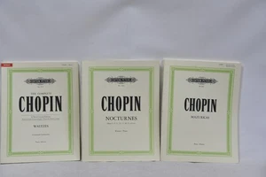 Chopin - Waltzes / Nocturnes / Mazurkas for Piano/Klavier - Edition Peters Book - Picture 1 of 16