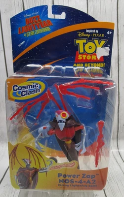 Buzz Lightyear Star Command Toy Story Cosmic Clash Power Zap NOS-4-A2 Foto 1 de 4