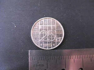 Moneda de 25 centavos Beatrix Koninginder Nederlanden 1985 (# 118) - Imagen 1 de 2