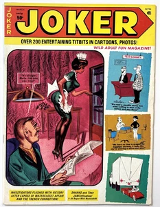 JOKER (1976) Humorama LAST ISSUE Regina Dixon MIA COCO Bill Ward Vintage Pinup - Picture 1 of 14