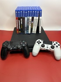 Sony PlayStation 4 Console, 2 Controllers, GTA V, Red Dead, Call of Duty