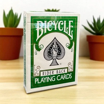 CARDSHOUSE Bicycle Rider Back Spielkarten (grün)