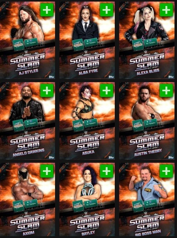[DIGITAL] Topps Slam - SummerSlam 25 S1 - Orange Base - Pick - Image 1 of 1