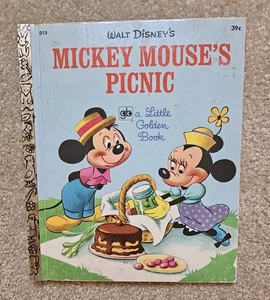 MICKEY MOUSE'S PICNIC Vintage Little Golden Book 1972 - Bild 1 von 9