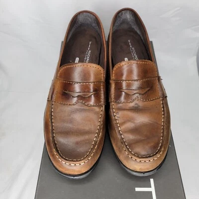 Mocassim Rockport masculino clássico 8,5 marrom 8 1/2 - Imagem 1 de 4