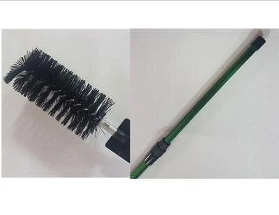 PondXpert Net System Blanketweed cepillo y poste 5'9" cabezal de cepillo de limpieza de estanque de peces Foto 1 de 4