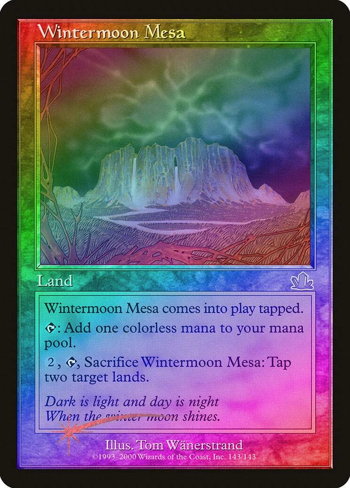 Wintermoon Mesa FOIL Prophecy PLD Land Rare MAGIC THE GATHERING CARD ABUGames - Image 1 of 1