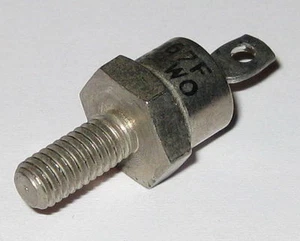 Cathode Stud Blocking Diode - 29 mm Long x 11 mm Dia. - 0.2 oz - 367F - Picture 1 of 5