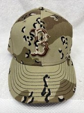 RARE BOSTON RED SOX BASEBALL CAP CAMOUFLAGE  SIZE 7 56CM NEW ERA