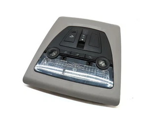 2014 BMW 535Xi (F10) FRONT OVERHEAD DOME LIGHT LAMP w/ SWITCHES (GRAY) - Picture 1 of 7
