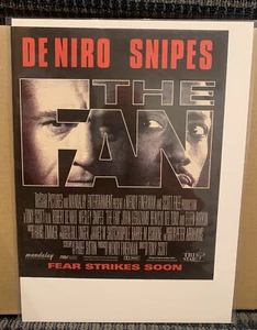 1996 THE FAN Movie Print Ad ROBERT DENIRO, WESLEY SNIPES Approx “10 x 12” (MH216 - Picture 1 of 1