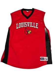 Louisville Cardinals Vintage Athletic Majestic Apparel Basketball Jersey Size XL - Picture 1 of 13