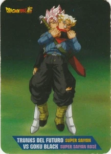 Lamincards Dragon Ball S Diramix Ultra Power TRUNKS DEL FUTUR VS GOKU BLACK N 68 - Bild 1 von 4