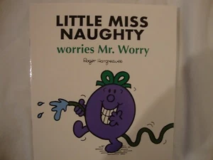 Little Miss Book - Little Miss Naughty Worries Mr Worry - Brand New RRP £5.99 - Picture 1 of 1