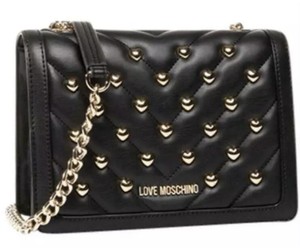 love moschino borsa quilted nappa pu nero